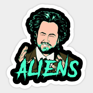 Giorgio Tsoukalos Aliens Sticker